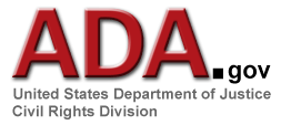 Link to Department of Justice ADA Site.